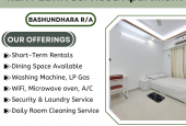  2-Bedroom Furnished Apartment Rental In Bashundhara R/A