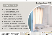 Fully Furnished 2BHK Serviced Apartment RENT In Bashundhara R/A